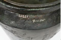 Etiketten zu Bronzesitula (NHMW-PRAE-025261)